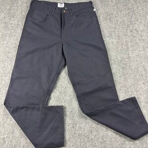 Tyndale Work Pants Mens 35x33 Navy Blue Flame Resistant FR HRC 2 U290T Utility